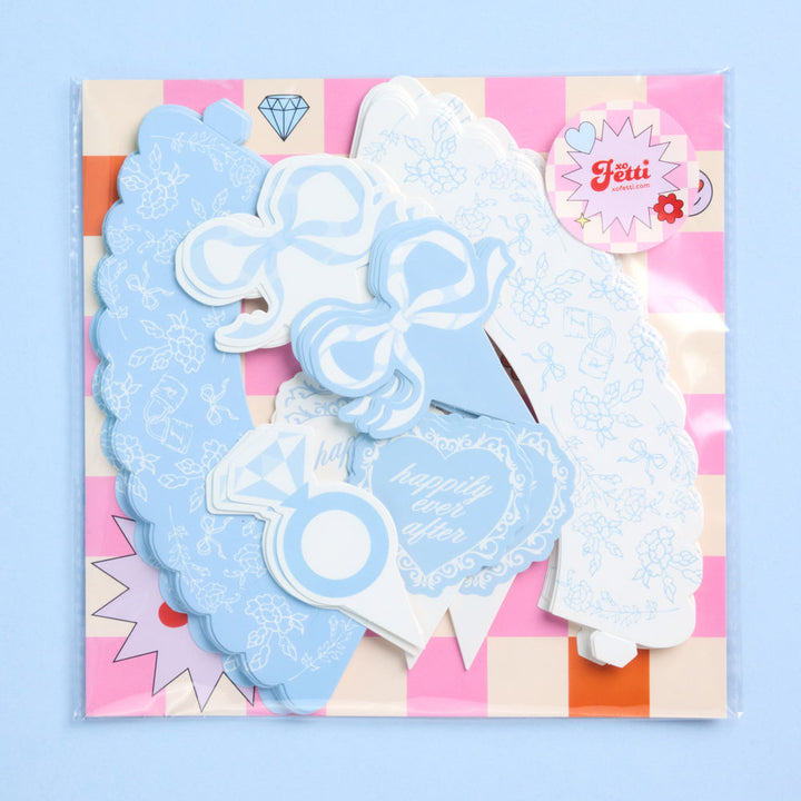 Happily Ever After Toppers - 24 wrappers + toppers xo, Fetti xo, Fetti Collective Happily Ever After Toppers - 24 wrappers + toppers Bonjour Fete - Party Supplies