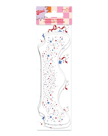 FOURTH OF JULY FRECKLE TEMPORARY TATTOOS - Bonjour Fête 