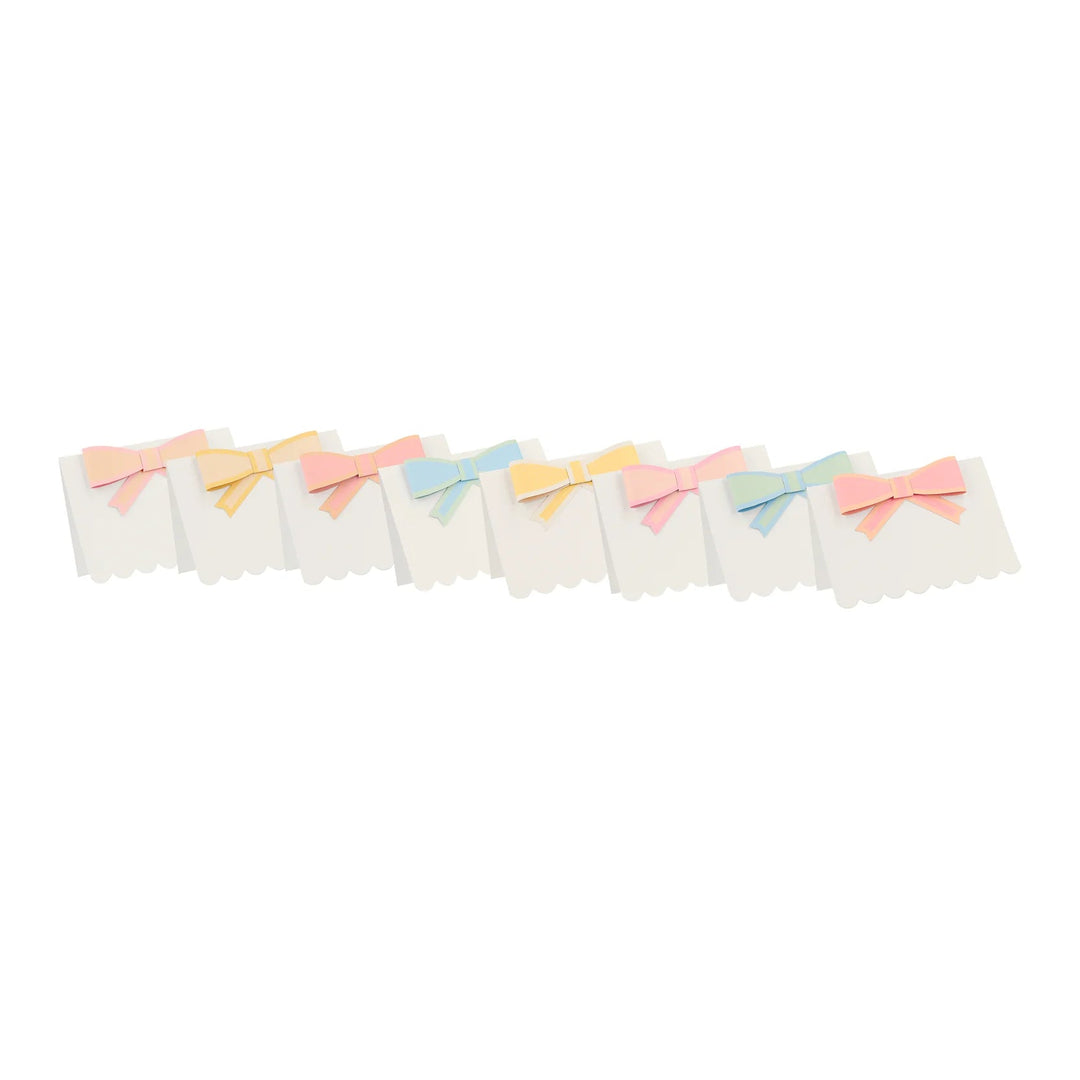 Pastel Bow Place Cards Bonjour Fete Party Supplies Easter Party Supplies
