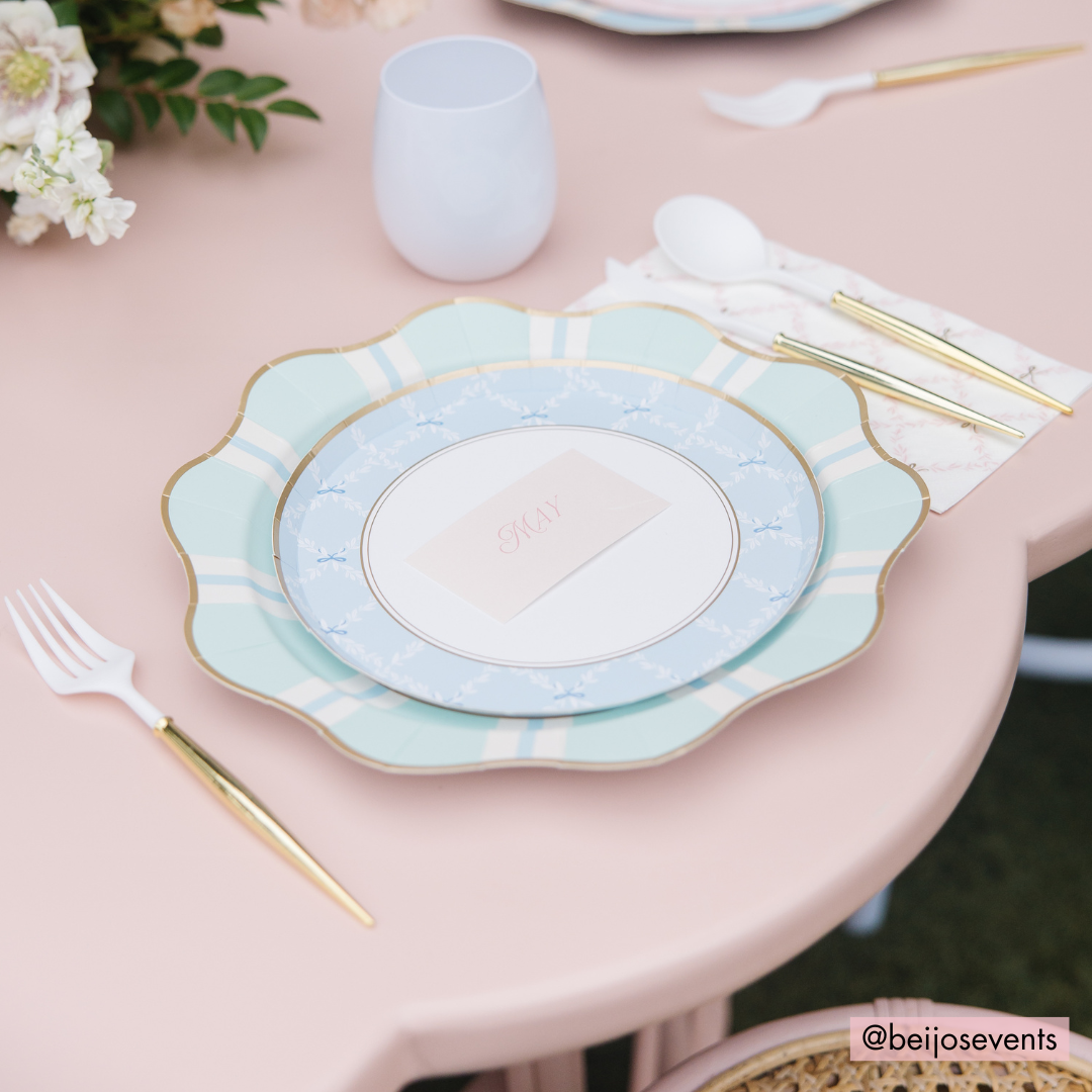 PINK TRELLIS GUEST TOWELS Bonjour Fete Napkins PINK TRELLIS GUEST TOWELS Bonjour Fete - Party Supplies