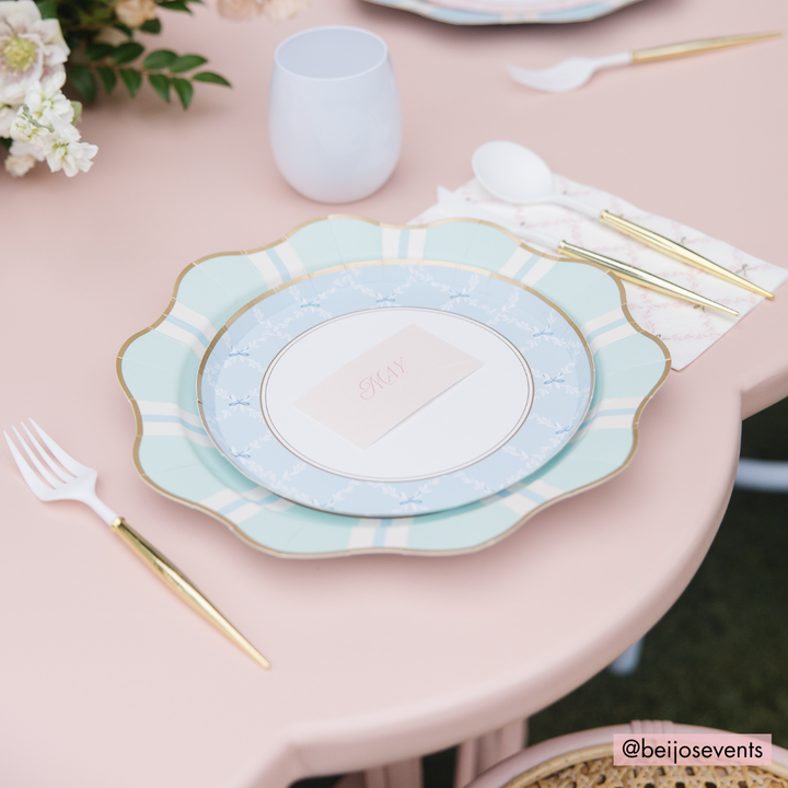 PINK TRELLIS GUEST TOWELS Bonjour Fete Napkins PINK TRELLIS GUEST TOWELS Bonjour Fete - Party Supplies