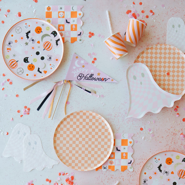 GROOVY PASTEL HALLOWEEN LARGE NAPKINS Meri Meri Bonjour Fete - Party Supplies