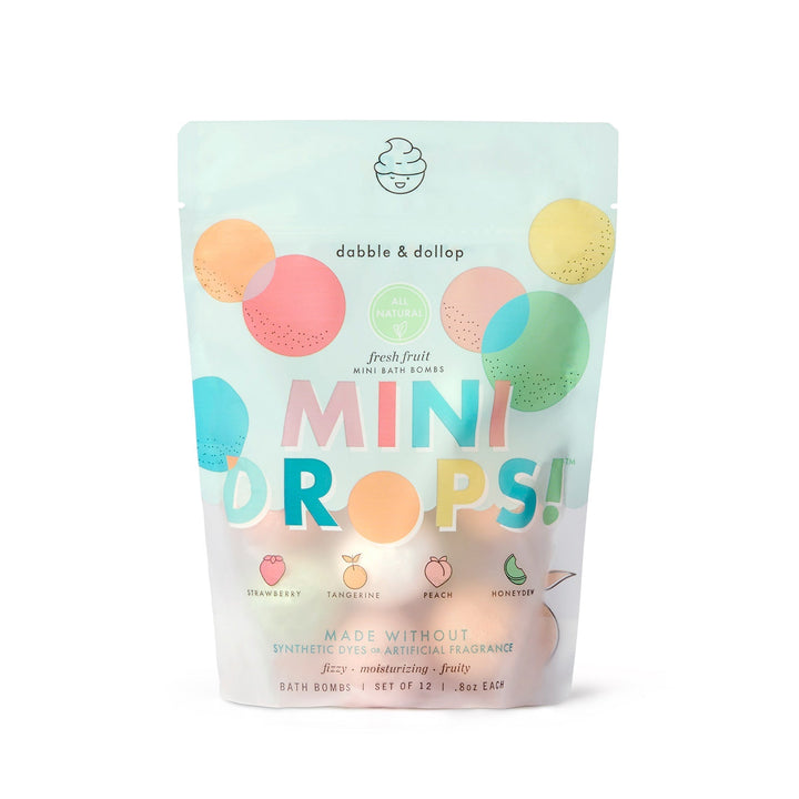 Fresh Fruit Mini Bath Bombs Dabble & Dollop Bath Bombs Fresh Fruit Mini Bath Bombs Bonjour Fete - Party Supplies
