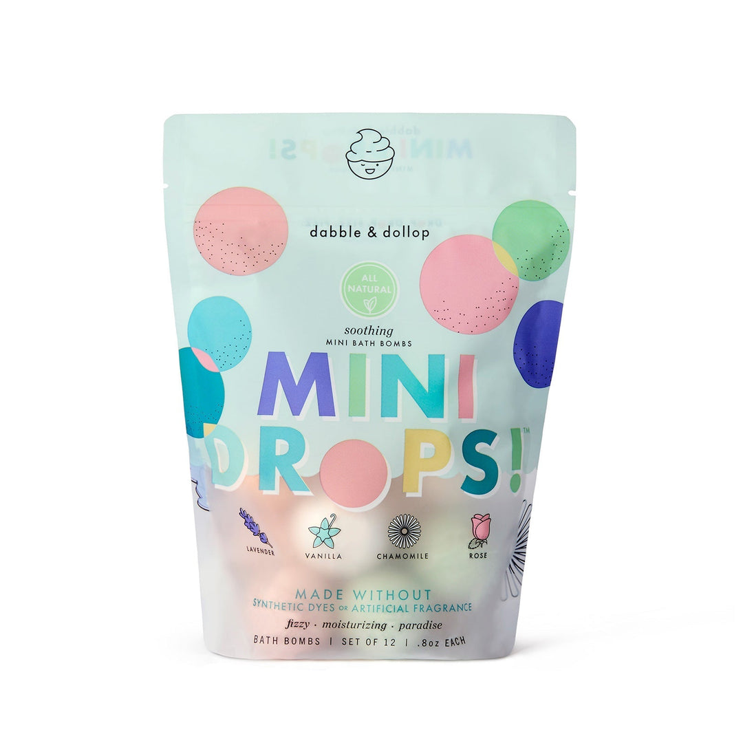 Soothing Mini Bath Bombs Dabble & Dollop Bath Bombs Soothing Mini Bath Bombs Bonjour Fete - Party Supplies
