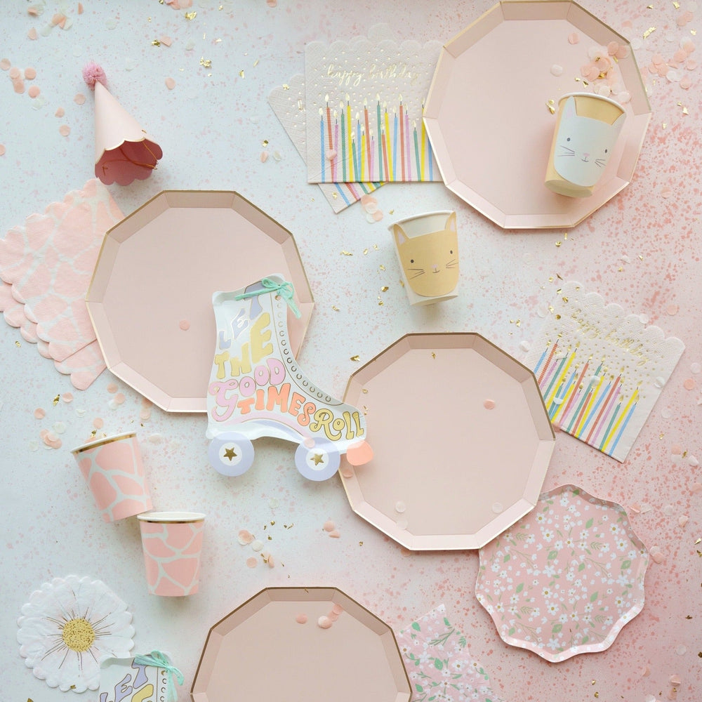 SWEET PEACH PREMIUM DINNER PLATES Bonjour Fete Bonjour Fete - Party Supplies