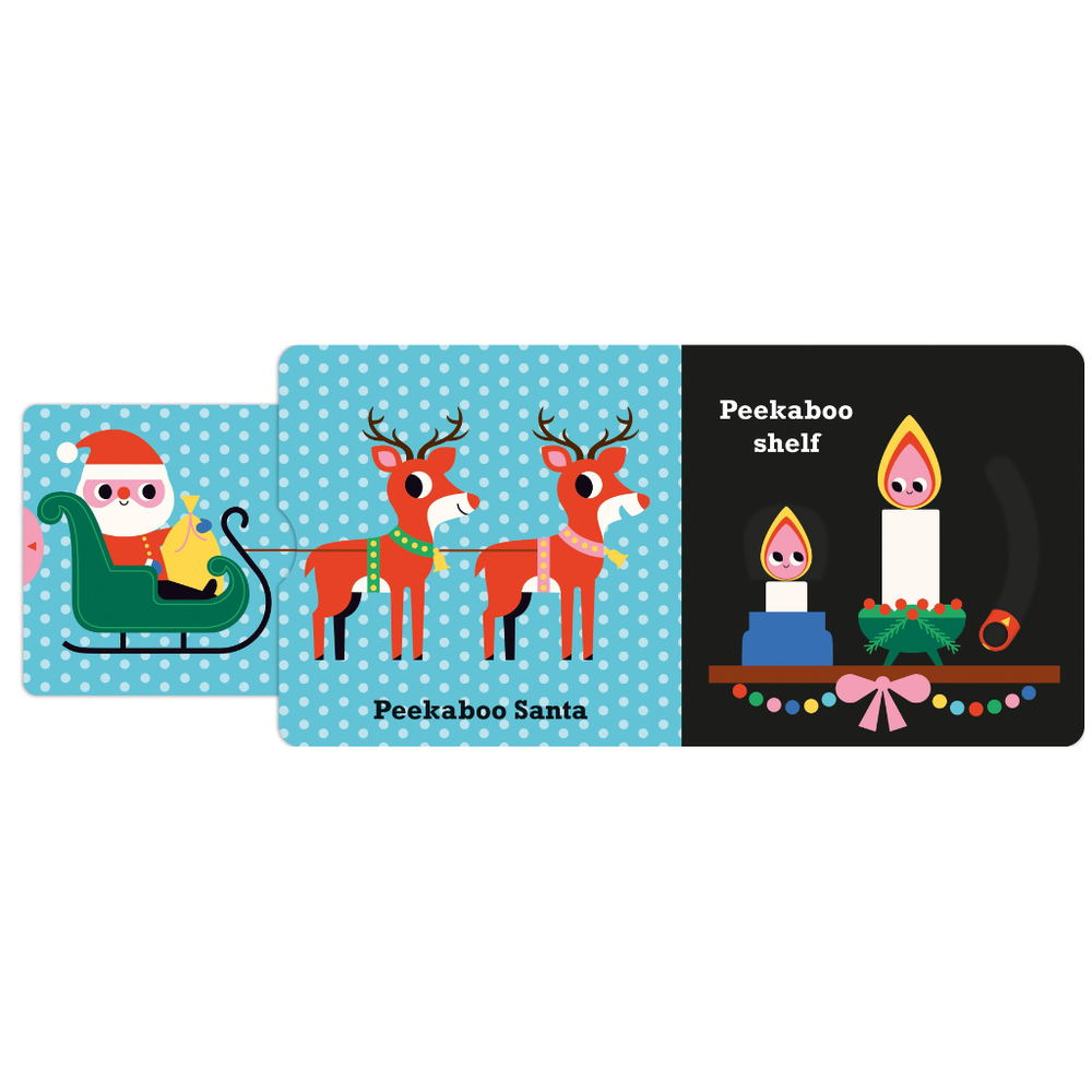 PEEKABOO SANTA BOOK Penguin Random House LLC Holiday Toys & Books Bonjour Fete - Party Supplies