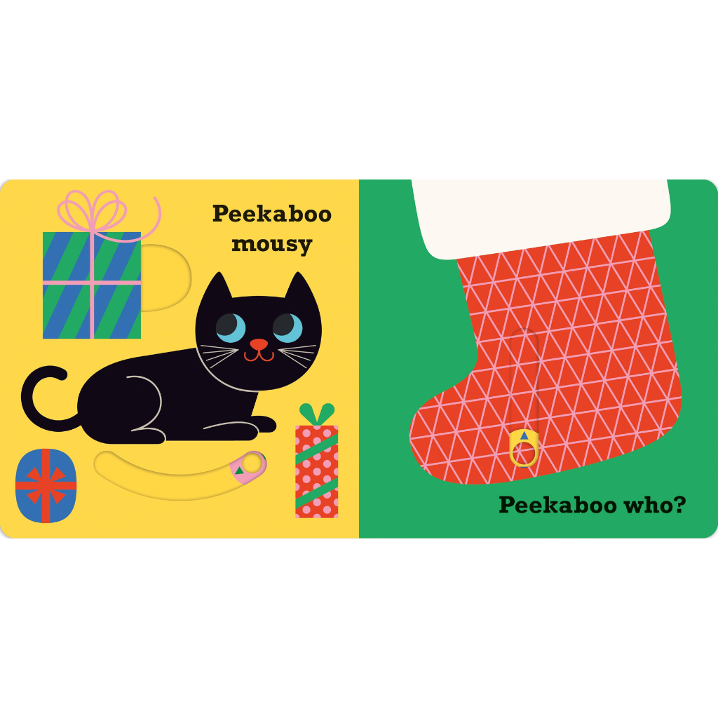 PEEKABOO SANTA BOOK Penguin Random House LLC Holiday Toys & Books Bonjour Fete - Party Supplies
