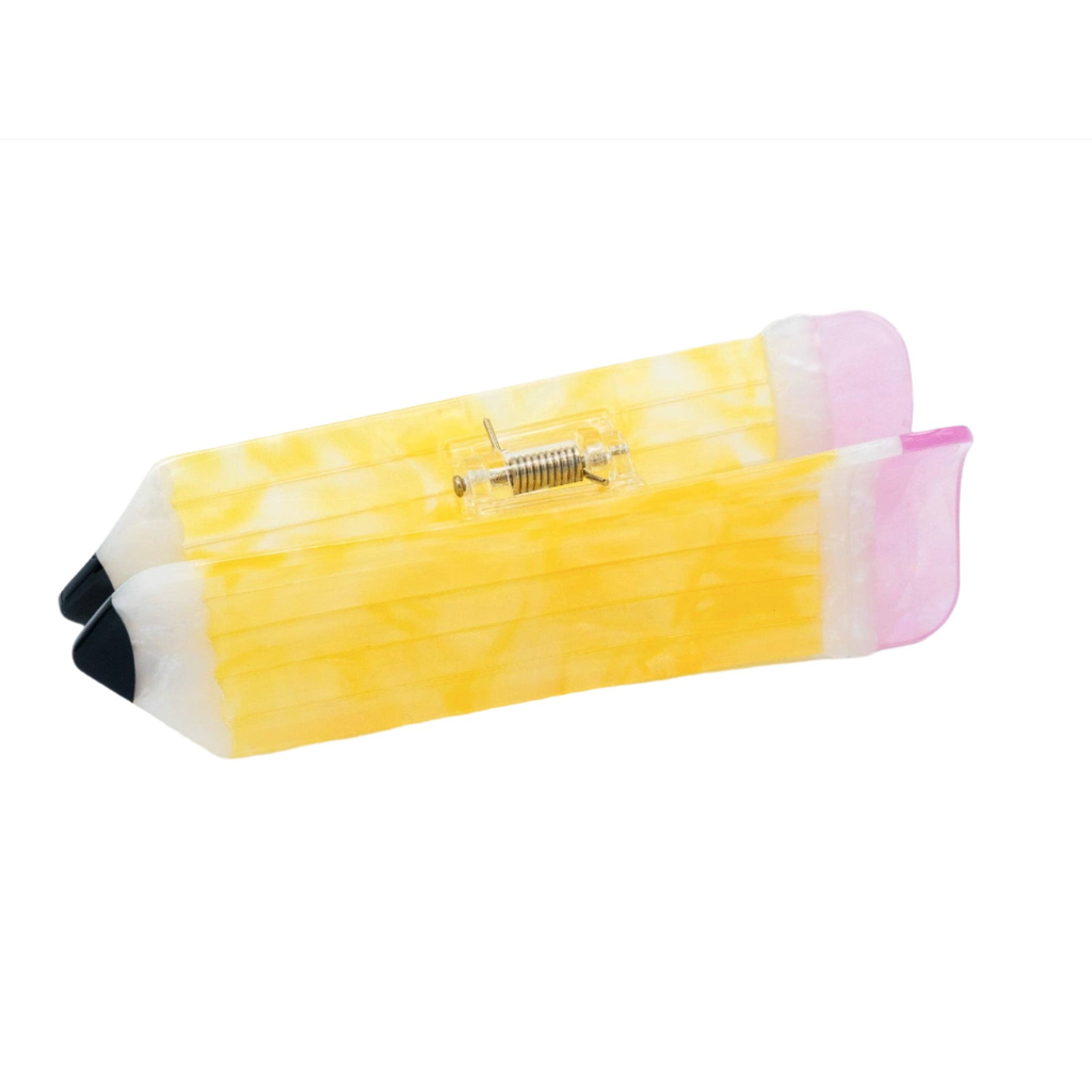 PENCIL HAIR CLAW CLIP Sammy Gorin LLC Back to School Bonjour Fete - Party Supplies