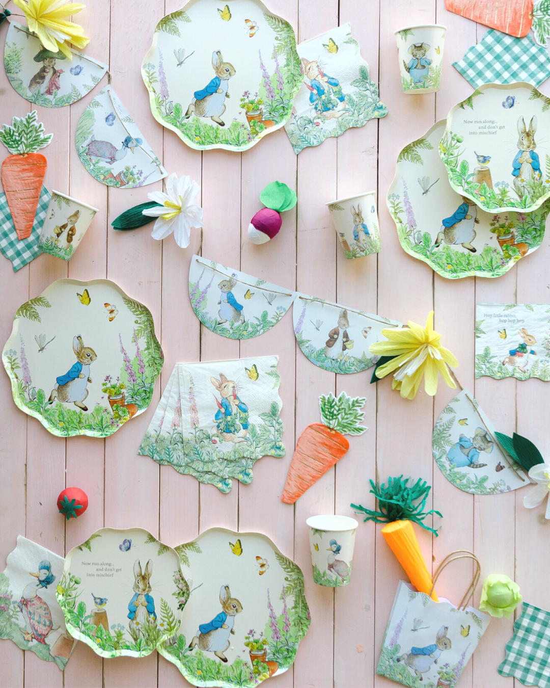 easter party supplies, easter decorations, easter party ideas, peter rabbit party, Easter-themed party supplies, peter rabbit baby shower