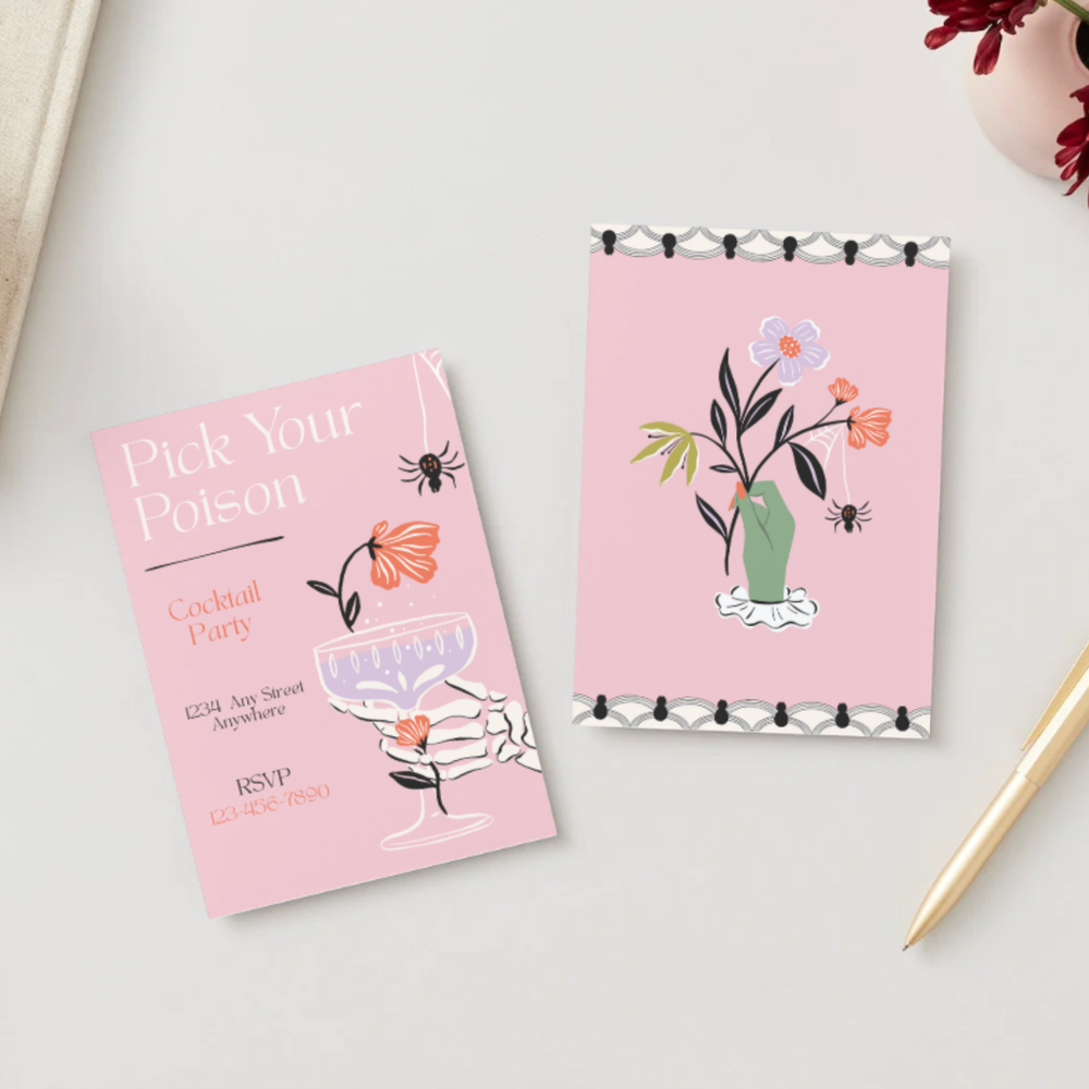 PICK YOUR POISON DIGITAL PARTY INVITATION Bonjour Fête PICK YOUR POISON DIGITAL PARTY INVITATION Bonjour Fete - Party Supplies