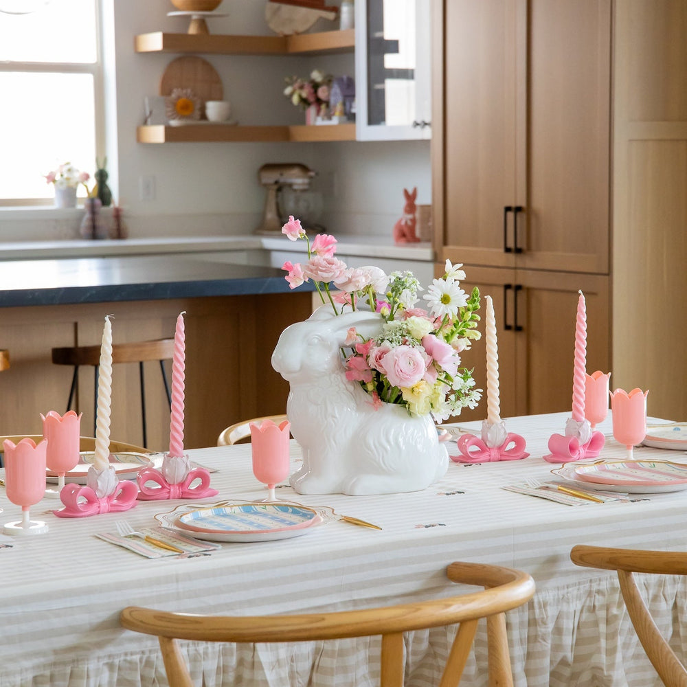 PINK TWISTED TAPER CANDLES Paddywax Home Candles PINK TWISTED TAPER CANDLES Bonjour Fete - Party Supplies