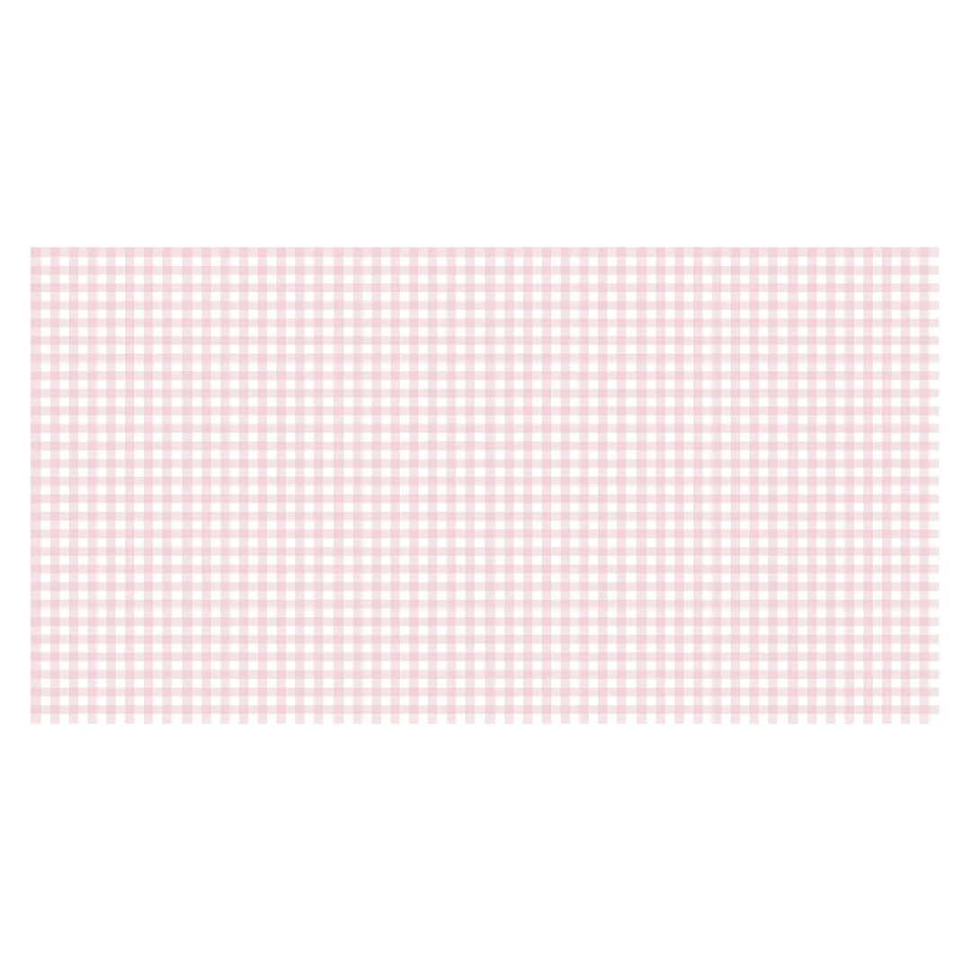 Pink Gingham Paper Tablecloth