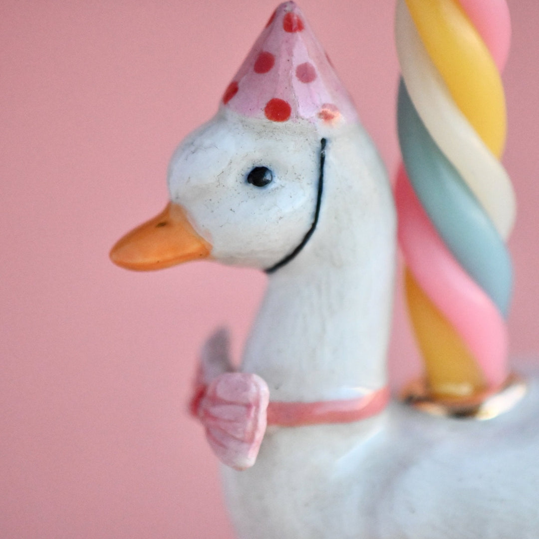 Pink Goose Cake Topper Camp Hollow Cake Topper Pink Goose Cake Topper Bonjour Fete - Party Supplies