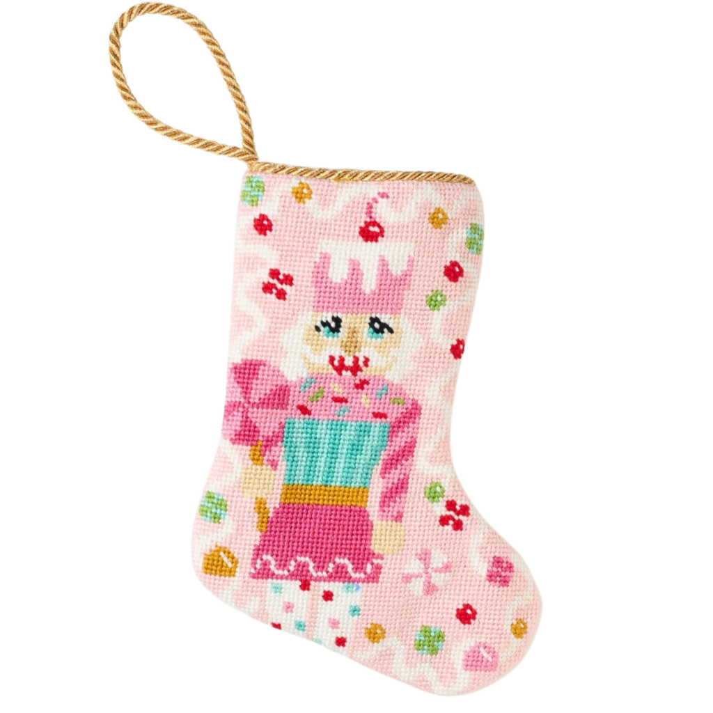 PINK NUTCRACKER BAUBLE STOCKING Bauble Stockings Bauble Stockings Bonjour Fete - Party Supplies