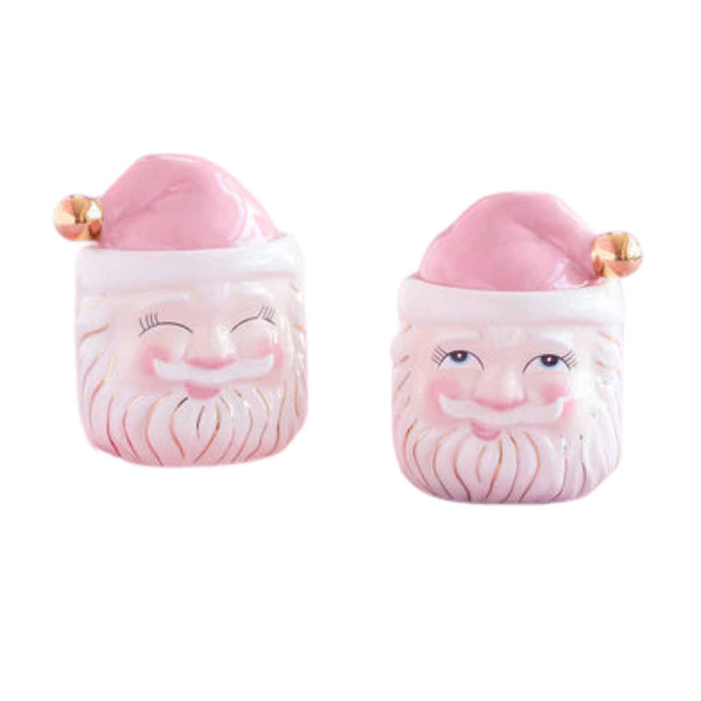 PAPA NOEL PINK CANDY JAR One Hundred 80 Degrees Seasonal & Holiday Decorations Bonjour Fete - Party Supplies