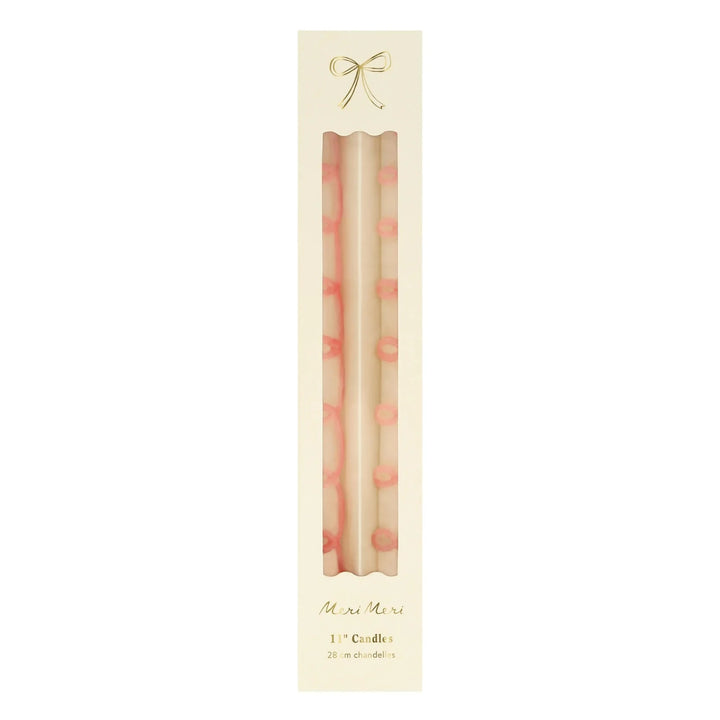 Pink Swirl Taper Candles Bonjour Fete Party Supplies Home Candles