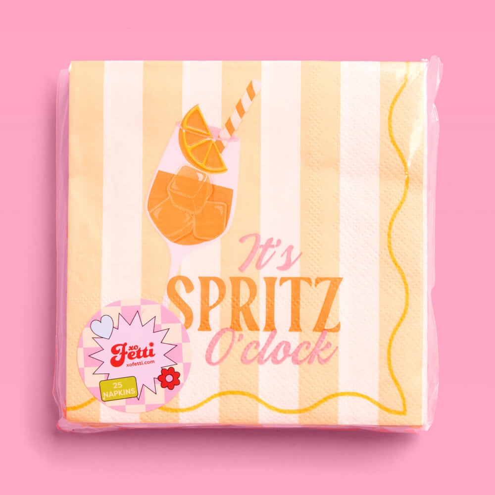 Spritz Napkins - 25 paper cocktail napkins - Bonjour Fête 