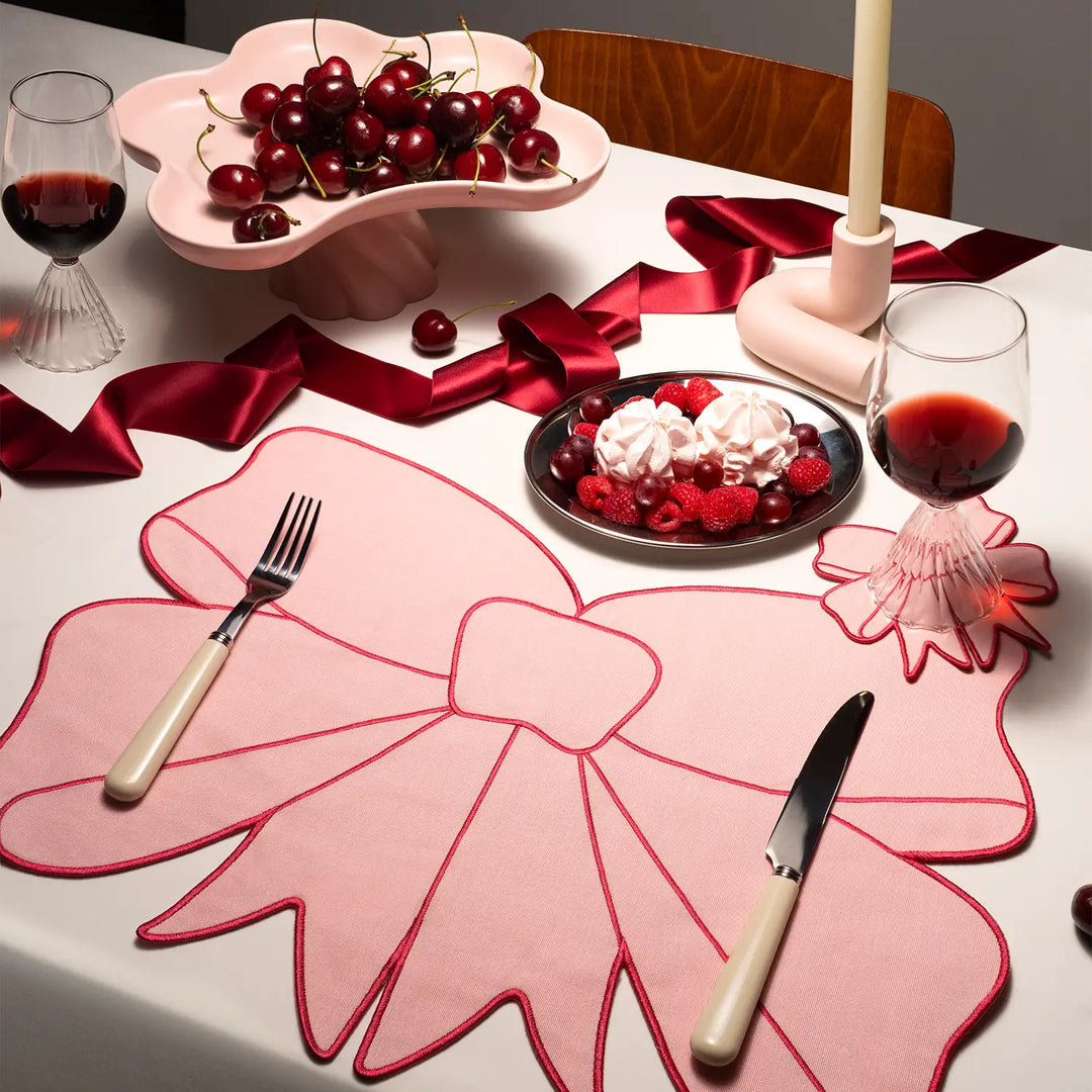 Octaevo Placemat - Coquette (Set of 2) 54Celsius Placemats Octaevo Placemat - Coquette (Set of 2) Bonjour Fete - Party Supplies