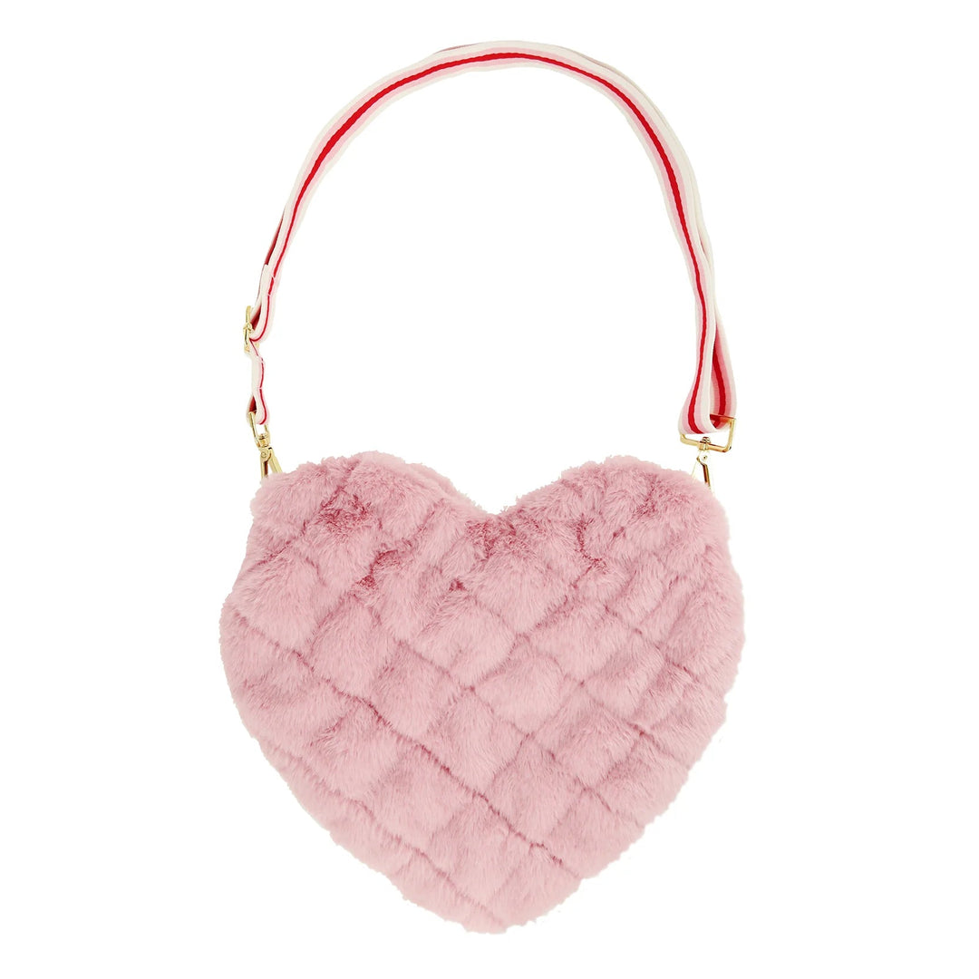 Pink Heart Plush Bag Bonjour Fete Party Supplies Valentine's Accessories
