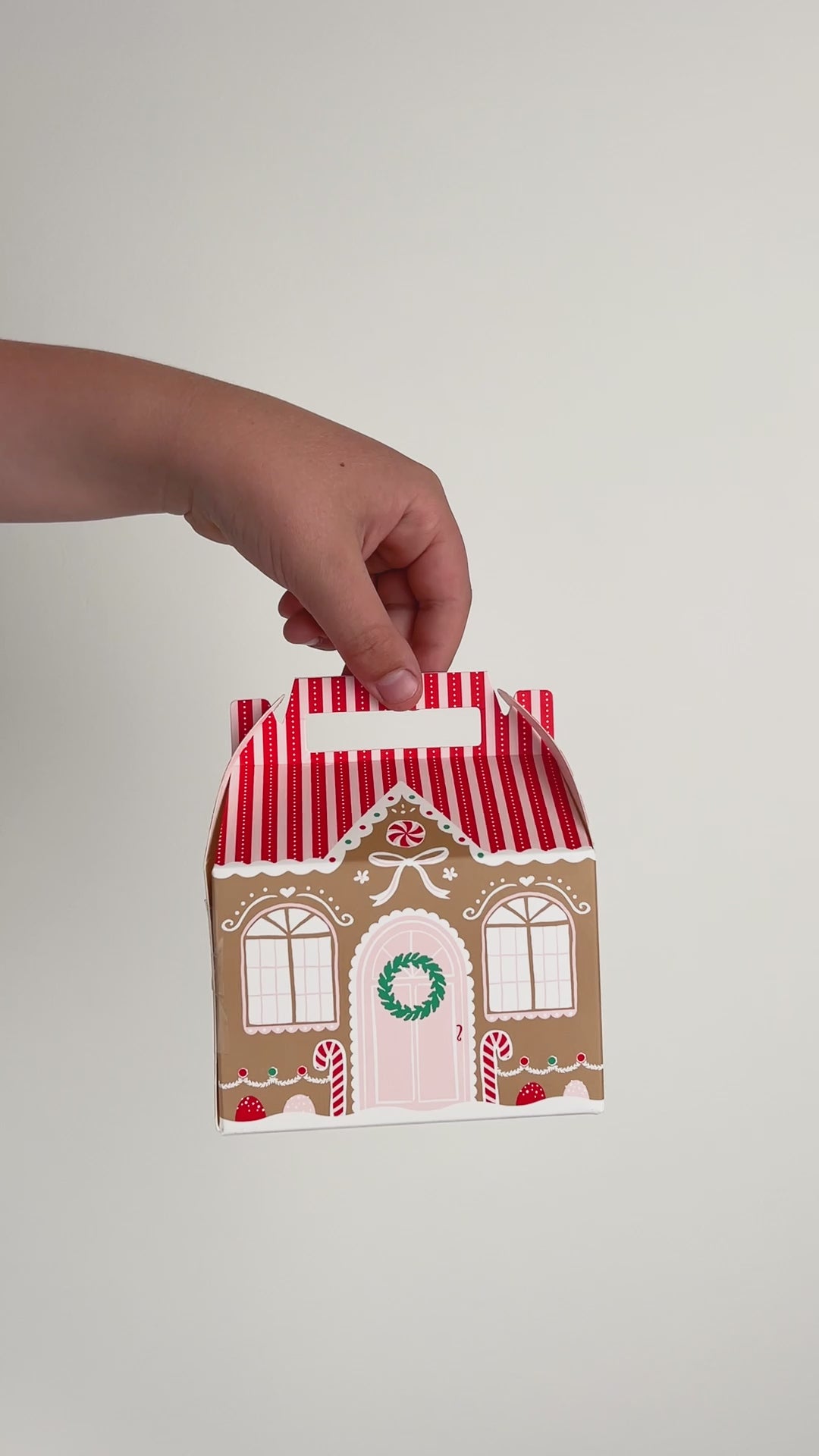 SWEET GINGERBREAD HOUSE COOKIE BOXES Bonjour Fete Favor Bags & Boxes SWEET GINGERBREAD HOUSE COOKIE BOXES Bonjour Fete - Party Supplies