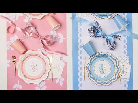 First Birthday Party Inspo- Bonjour Fete Party Supplies