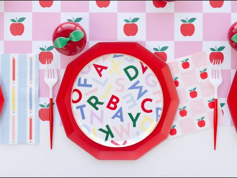 CHERRY RED SIGNATURE LARGE PLATES