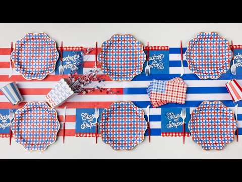 Stars and Stripes Party - Bonjour Fete Party Supplies
