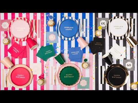 Milestone Party Supplies- Bonjour Fete