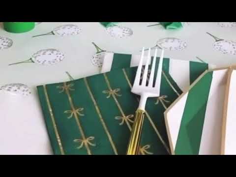 EMERALD GREEN SIGNATURE LARGE PLATES