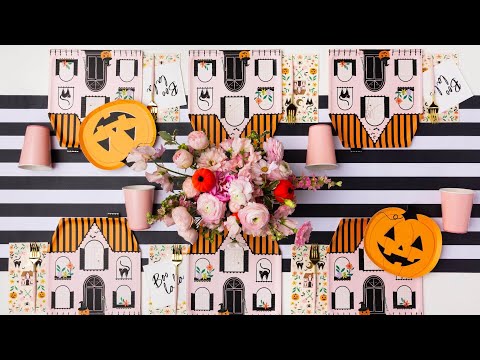 Haunted House Tablescape- Bonjour Fete Party Supplies