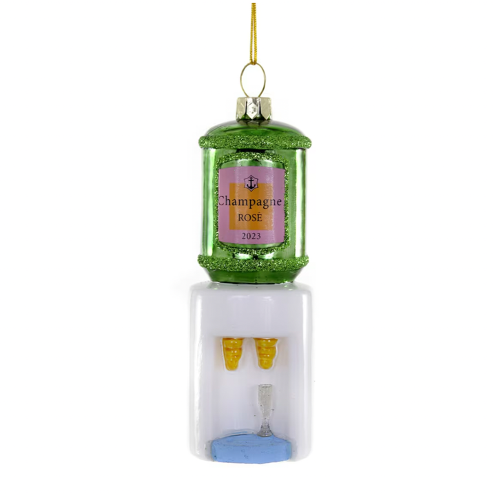 ROSE COOLER GLASS ORNAMENT BY CODY FOSTER