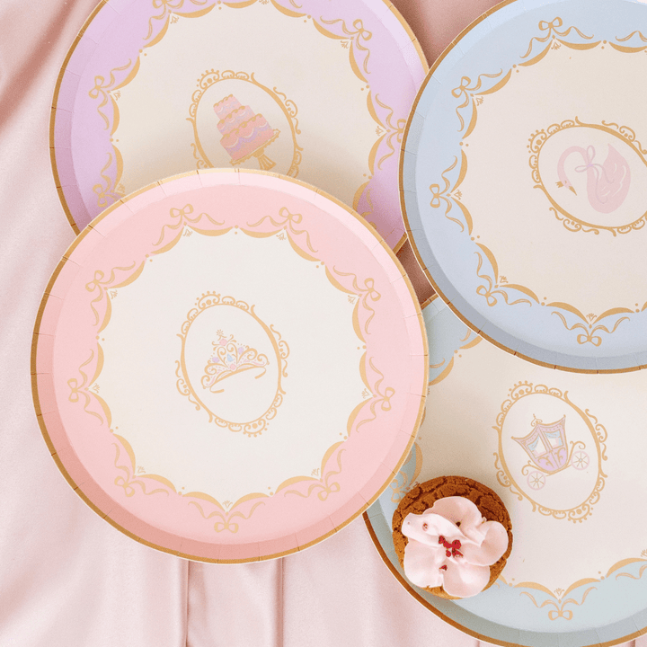 Princess Party Pastel Cake Plates