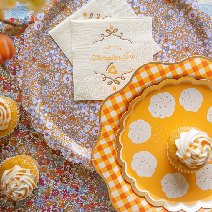 MERI MERI X LIBERTY JUNE'S MEADOW SMALL TRAY Meri Meri Thanksgiving Party Supplies MERI MERI X LIBERTY JUNE'S MEADOW SMALL TRAY Bonjour Fete - Party Supplies