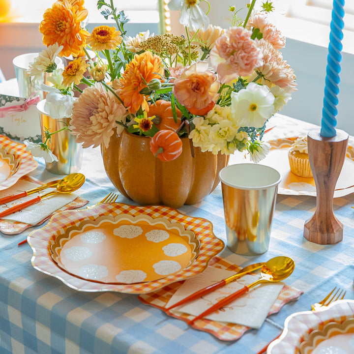 GOLD SIGNATURE CUPS Bonjour Fete Cups GOLD SIGNATURE CUPS Bonjour Fete - Party Supplies