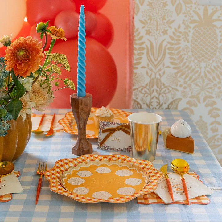 SWEET AS PUMPKIN PIE COCKTAIL NAPKINS Bonjour Fete Napkins SWEET AS PUMPKIN PIE COCKTAIL NAPKINS Bonjour Fete - Party Supplies