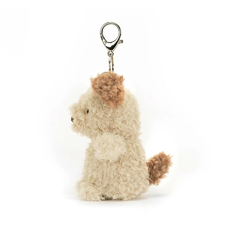 LITTLE PUP BAG CHARM BY JELLYCAT Jellycat Dolls & Stuffed Animals Bonjour Fete - Party Supplies