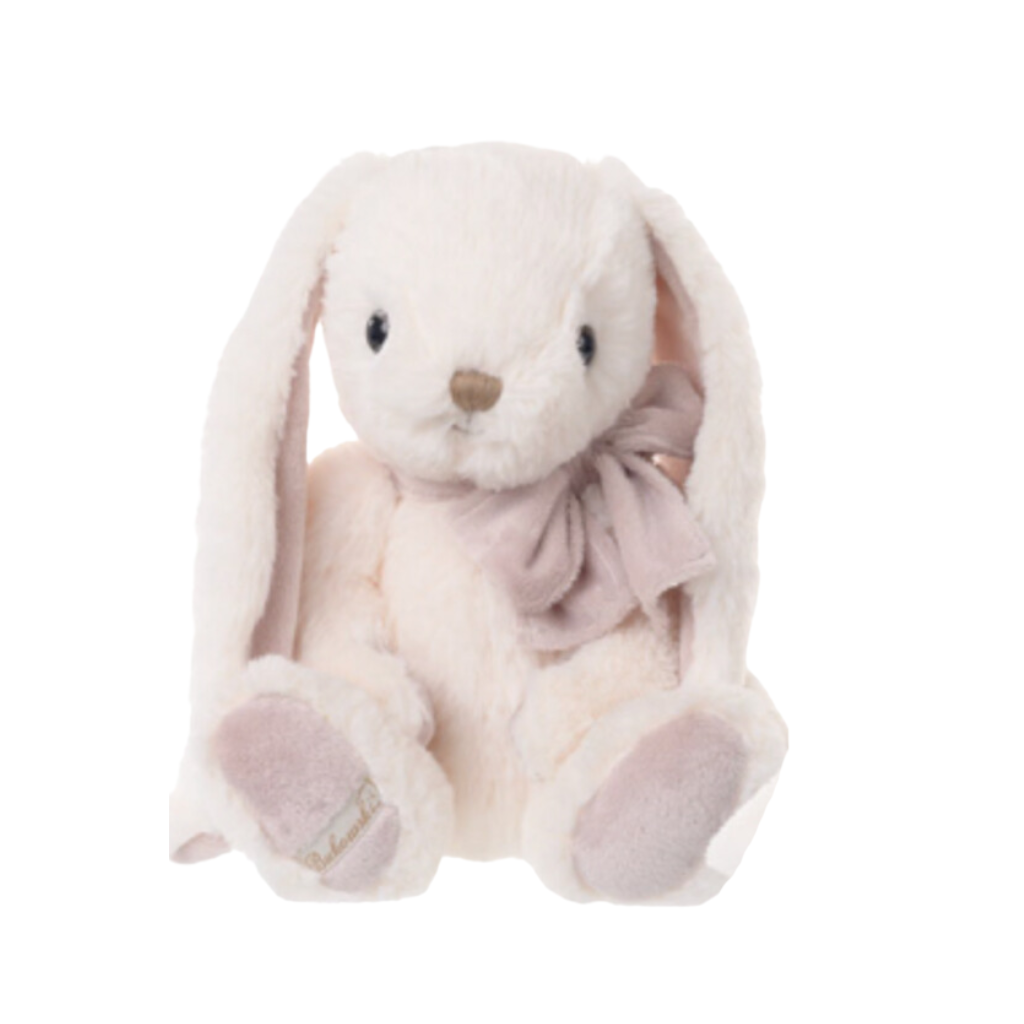 PURPLE PLUSH BUNNY WITH BOW Bukowski Bears Easter Gifts & Basket Fillers Bonjour Fete - Party Supplies