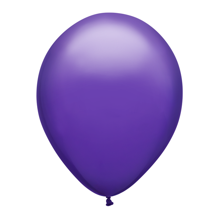 PURPLE VIOLET LATEX BALLOON Qualatex Balloons Bonjour Fete - Party Supplies