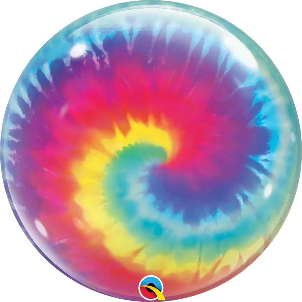 TIE DYE SWIRL BALLOON LA Balloons Balloons TIE DYE SWIRL BALLOON Bonjour Fete - Party Supplies