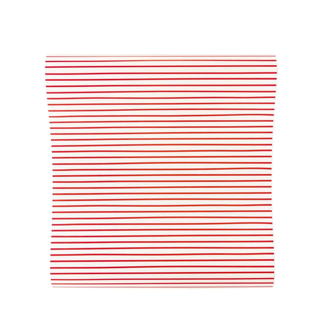 Red Pinstripe Table Runner Bonjour Fete Party Supplies Christmas Holiday Party Supplies