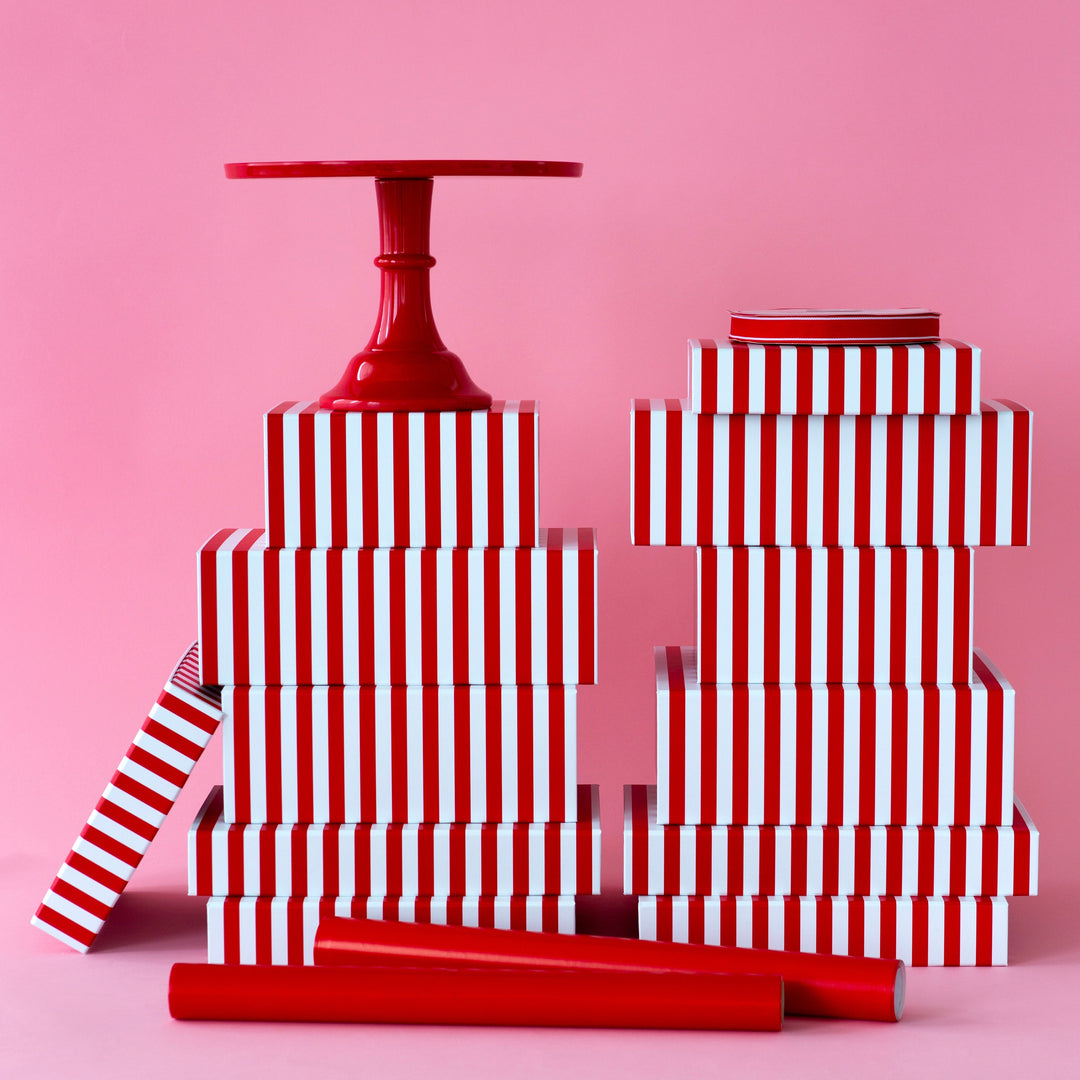 Red Riser for Desserts- Bonjour Fete Party Supplies