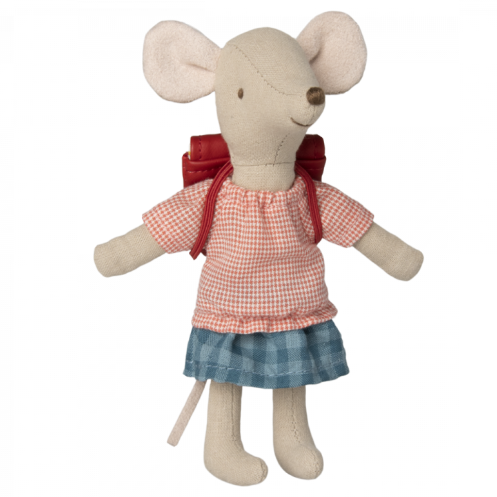 RED TRICYCLE MOUSE Maileg USA Mice Bonjour Fete - Party Supplies