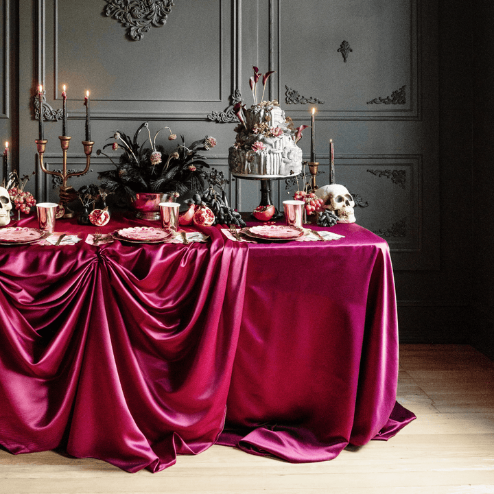 Vampire Romantic Elegant Halloween Tablescape