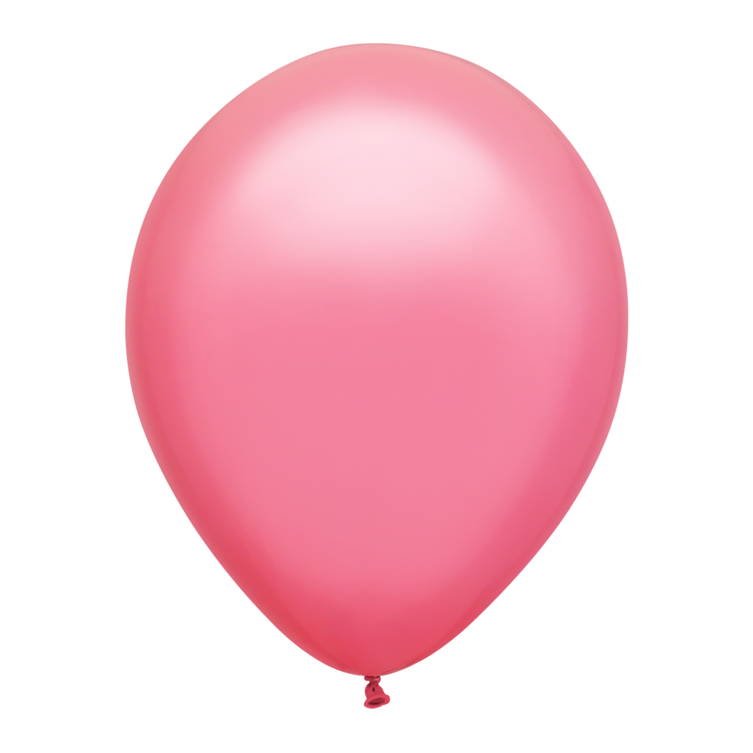 ROSE PINK LATEX BALLOON Qualatex Balloons Standard - 11" Bonjour Fete - Party Supplies