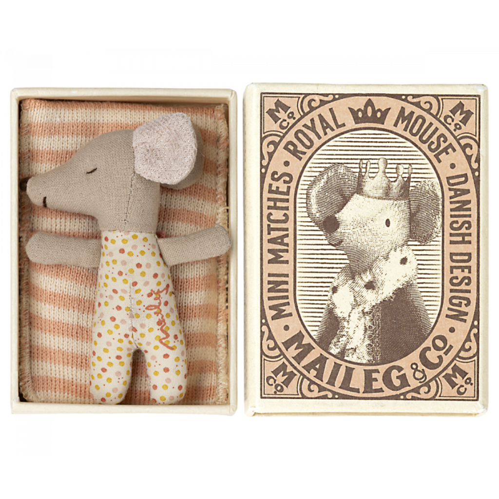 Rose Sleepy Wakey Baby Mouse Bonjour Fete Party Supplies Dolls & Stuffed Animals