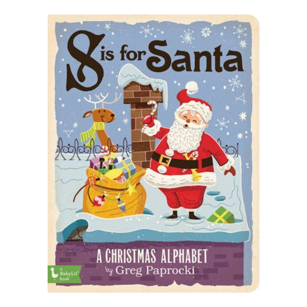 S IS FOR SANTA: A CHRISTMAS ALPHABET BOOK Gibbs Smith Books For Kids Bonjour Fete - Party Supplies