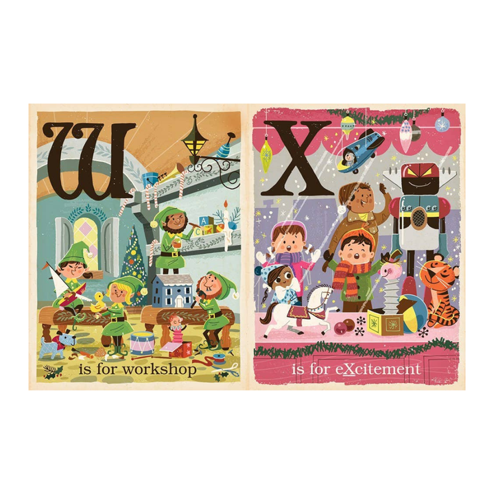 S IS FOR SANTA: A CHRISTMAS ALPHABET BOOK Gibbs Smith Books For Kids Bonjour Fete - Party Supplies