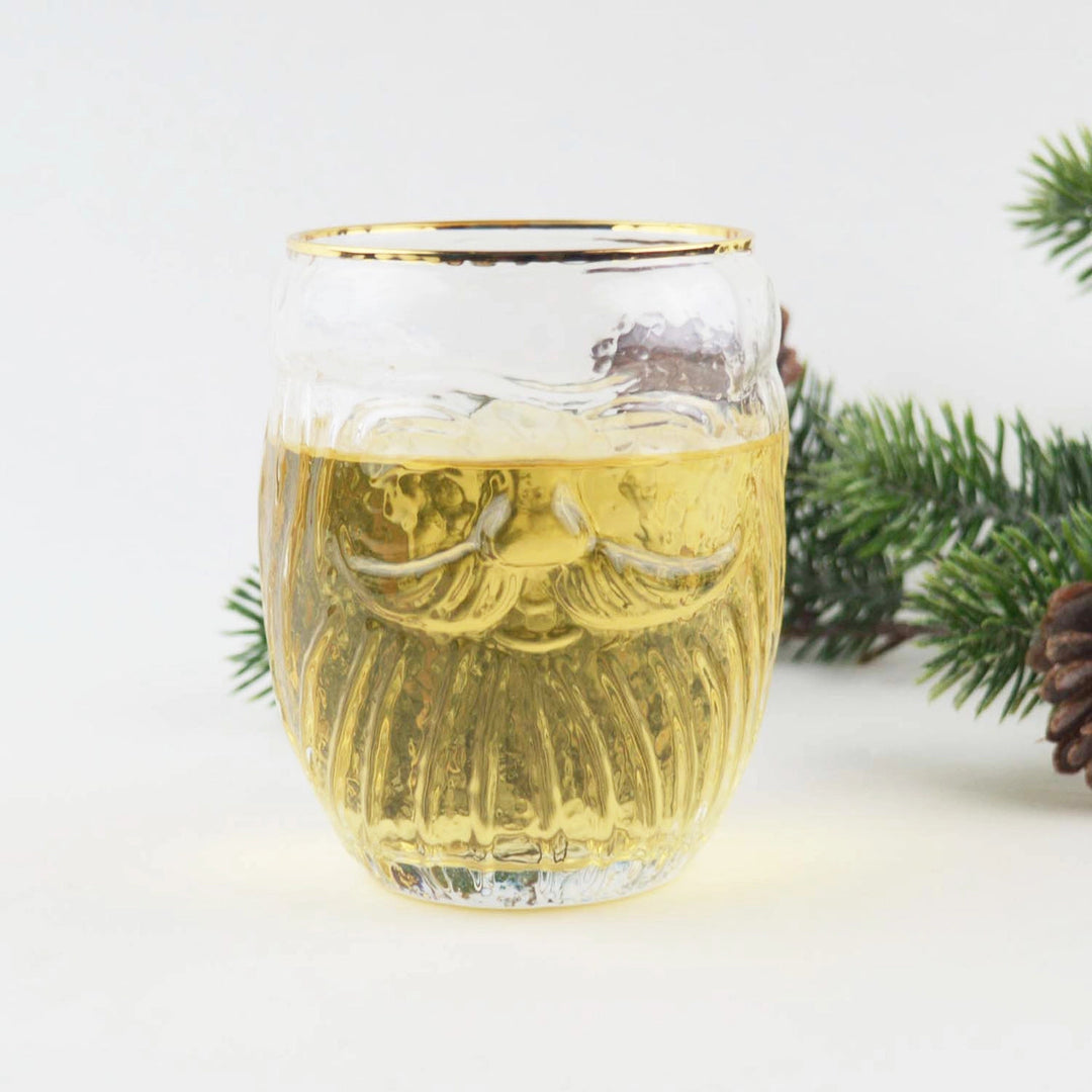 SANTA DRINKING GLASS 8 Oak Lane 0 Faire Bonjour Fete - Party Supplies