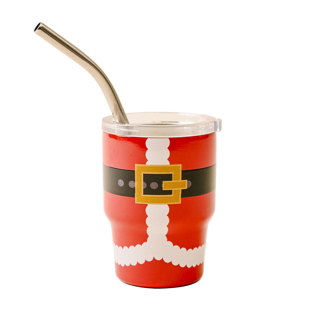 SANTA SUIT TINT TUMBLER The Darling Effect Water Bottles | Tumblers | To-Go Cups SANTA SUIT TINT TUMBLER Bonjour Fete - Party Supplies