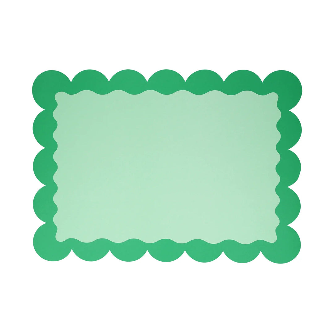 SCALLOPED CHRISTMAS PAPER PLACEMATS Meri Meri Christmas Holiday Party Supplies Bonjour Fete - Party Supplies